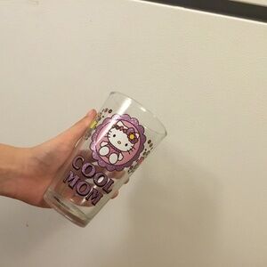 Cool mom sparkly glass